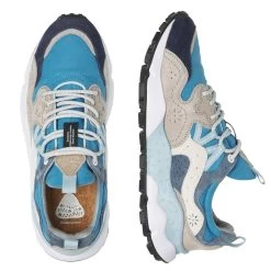 Flower Mountain - Yamano 3 Man - Suede/Nylon - Grey-Celeste Navy -Folk Store www.flowermountain.com flower mountain 2017816011b60 12