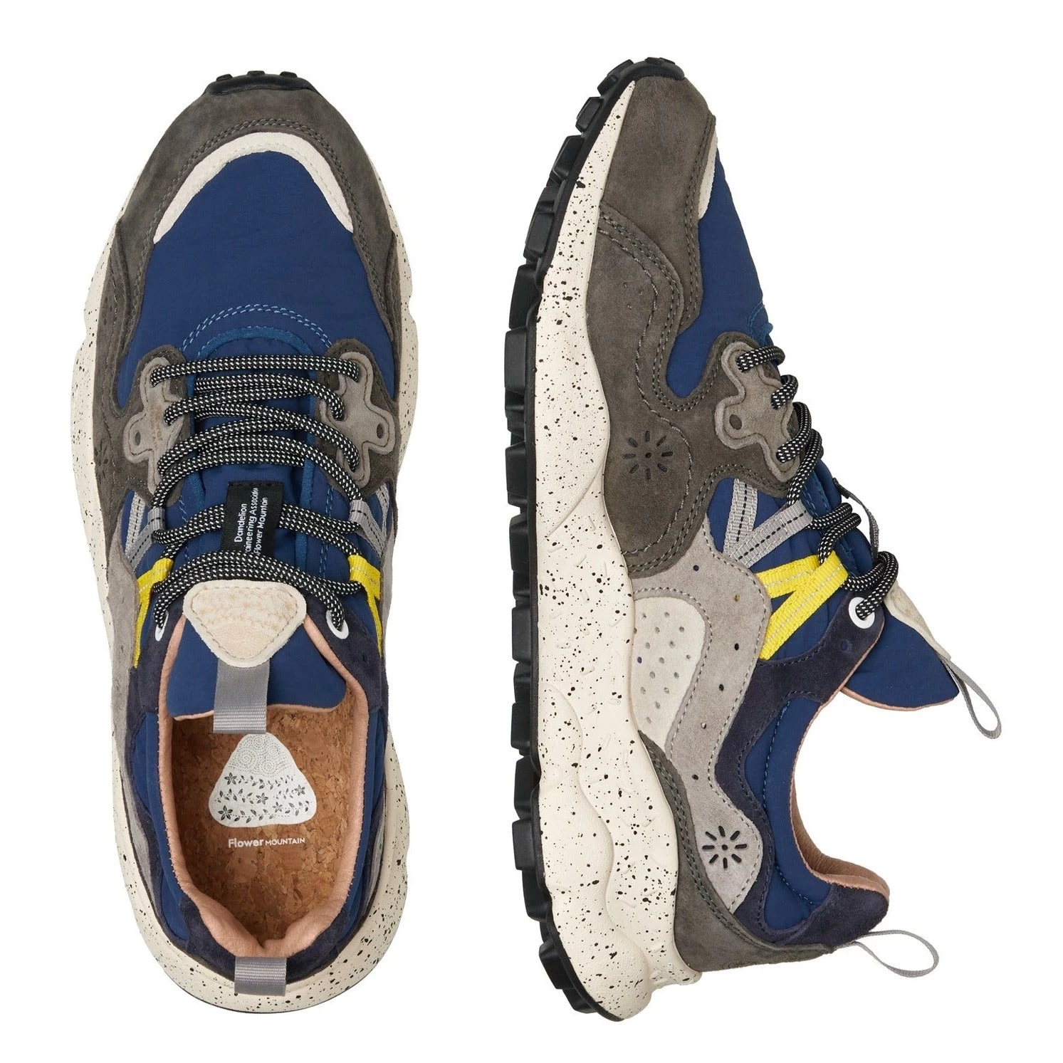 Flower Mountain - Yamano 3 Man - Suede/Nylon - Grey-Navy 5 Flower Mountain - Yamano 3 Man - Suede/Nylon - Grey-Navy - Image 3