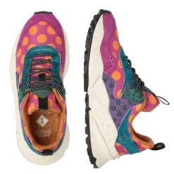 Flower Mountain - Kotetsu Woman - Suede/Nylon Pois Granata-Violet -Folk Store www.flowermountain.com flower mountain 2017822081h60 32